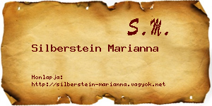 Silberstein Marianna névjegykártya